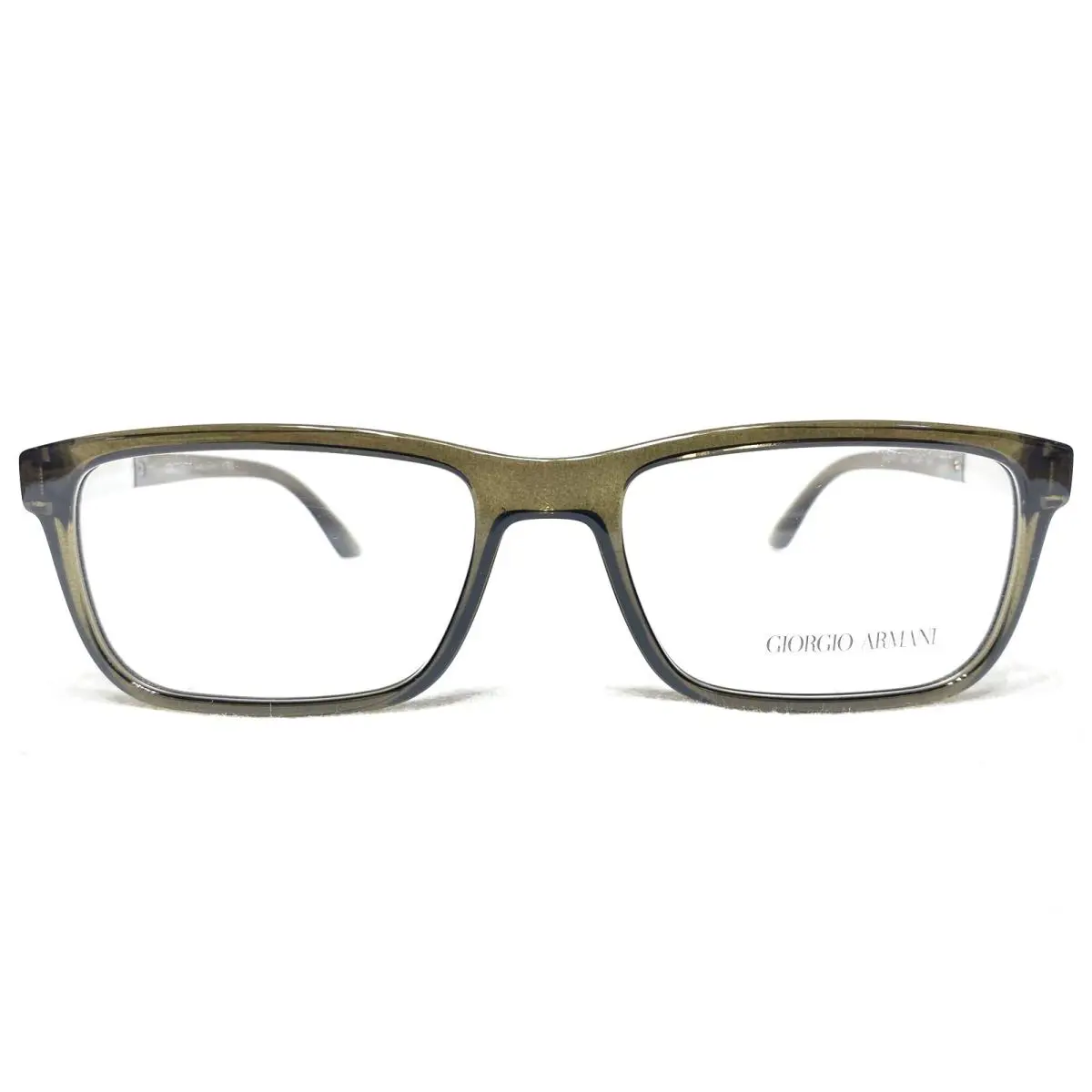 Giorgio Armani AR7070 5030 Mens Green Rectangle Eyeglasses Frames 54/17 140