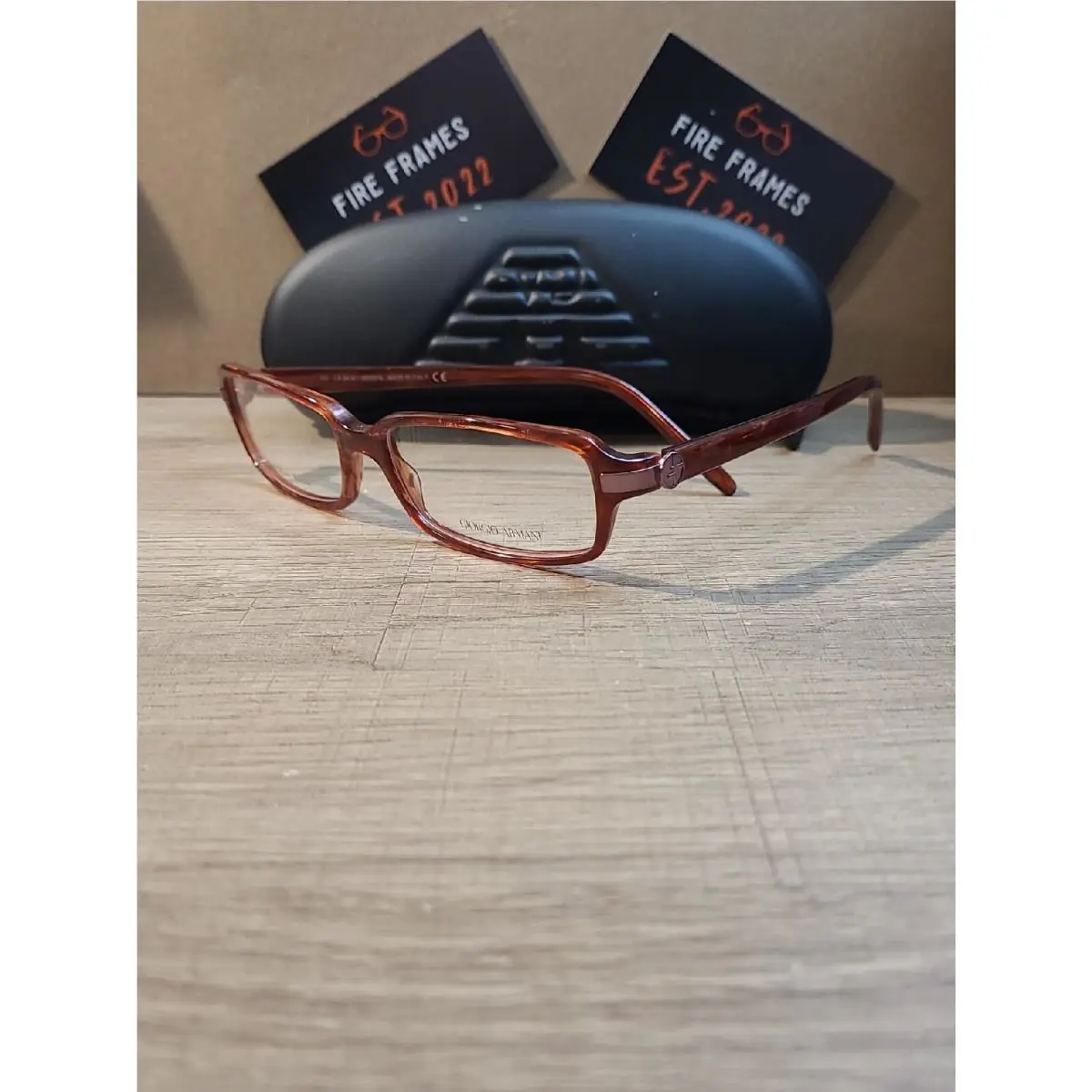 Giorgio Armani GA461 Prw Red Eyeglasses Frames 53-16-135 Italy Rare Find