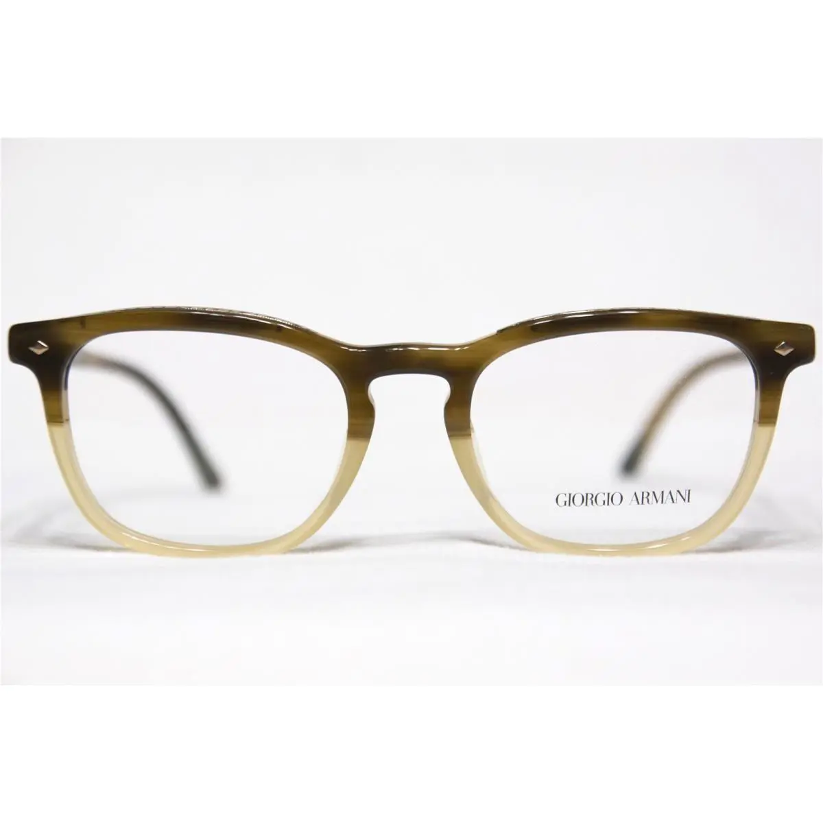 Giorgio Armani AR7155 5657 Mens Brown Cream Eyeglasses Frames 50/19 145
