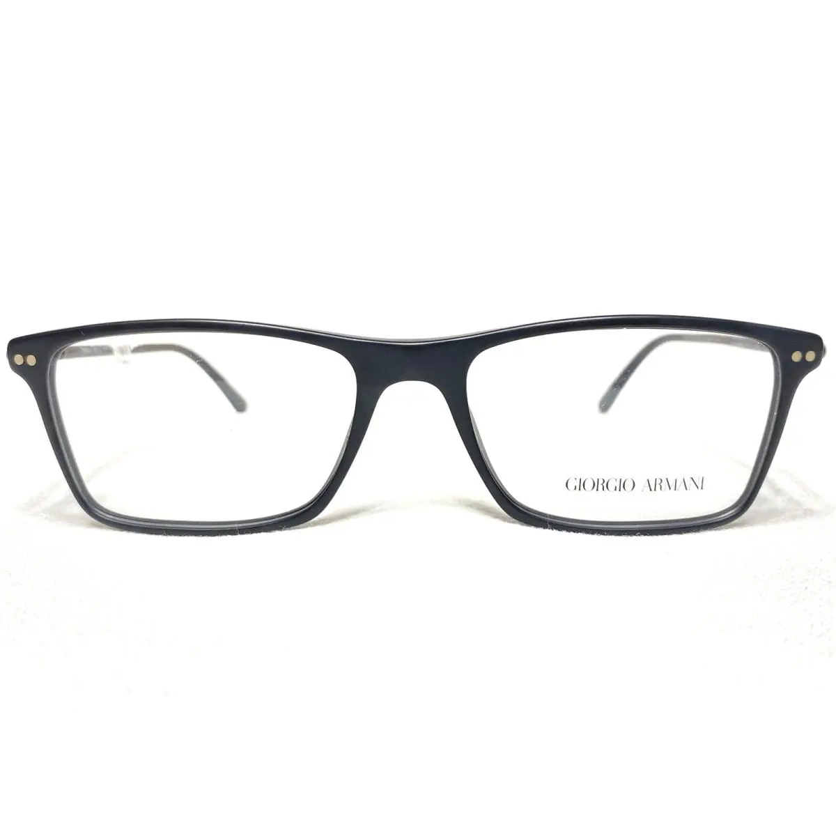 Giorgio Armani AR7038 5042 Mens Black Rectangle Eyeglasses Frames 52/18 145