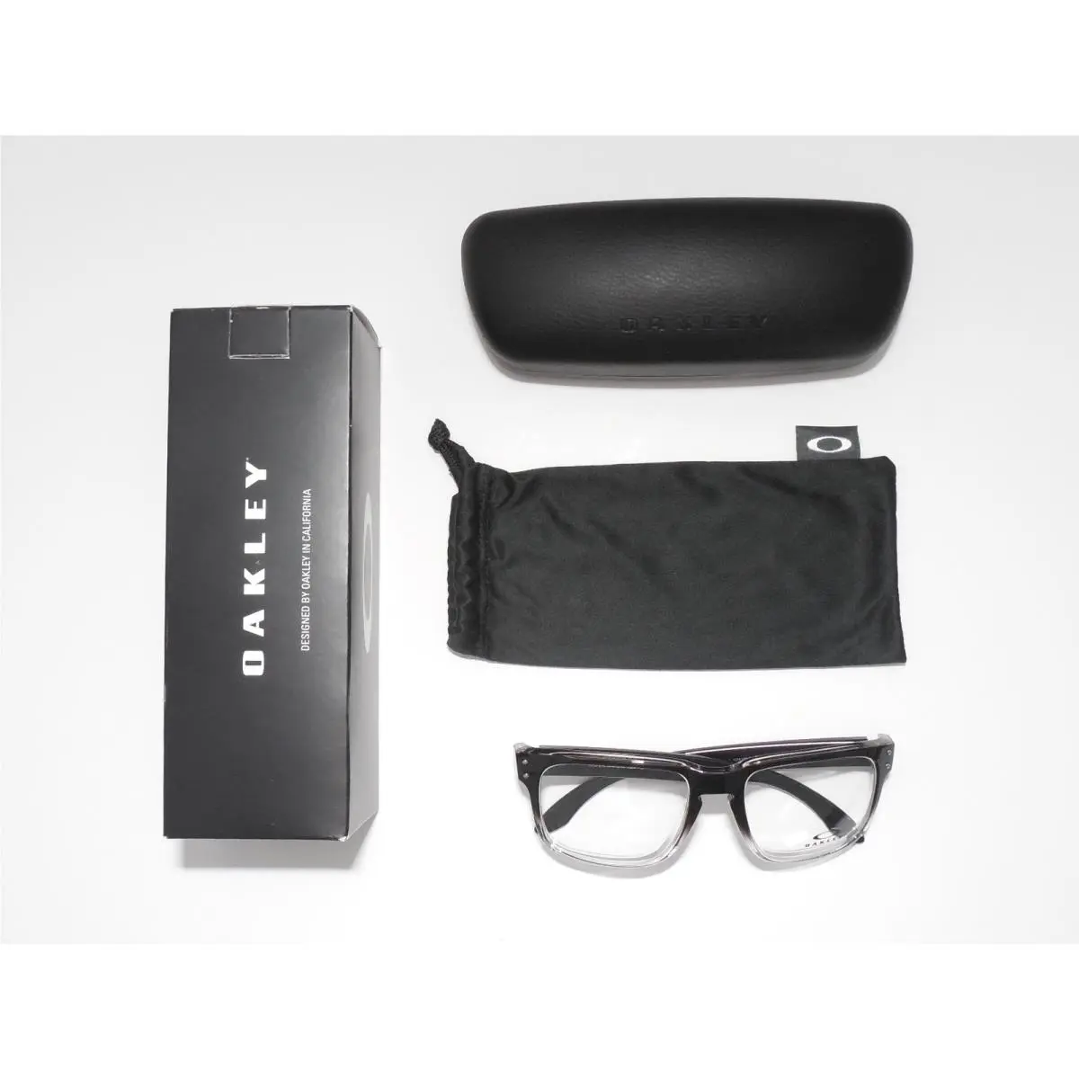 Oakley Holbrook RX Polish Black Fade Eyeglass Casual Frames Unisex Adult
