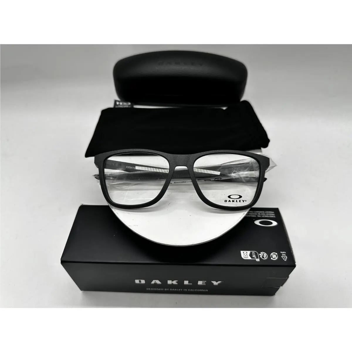 Oakley Centerboard OX8163-0455 Satin Light Steel Size 55-17-141 Eyeglasses