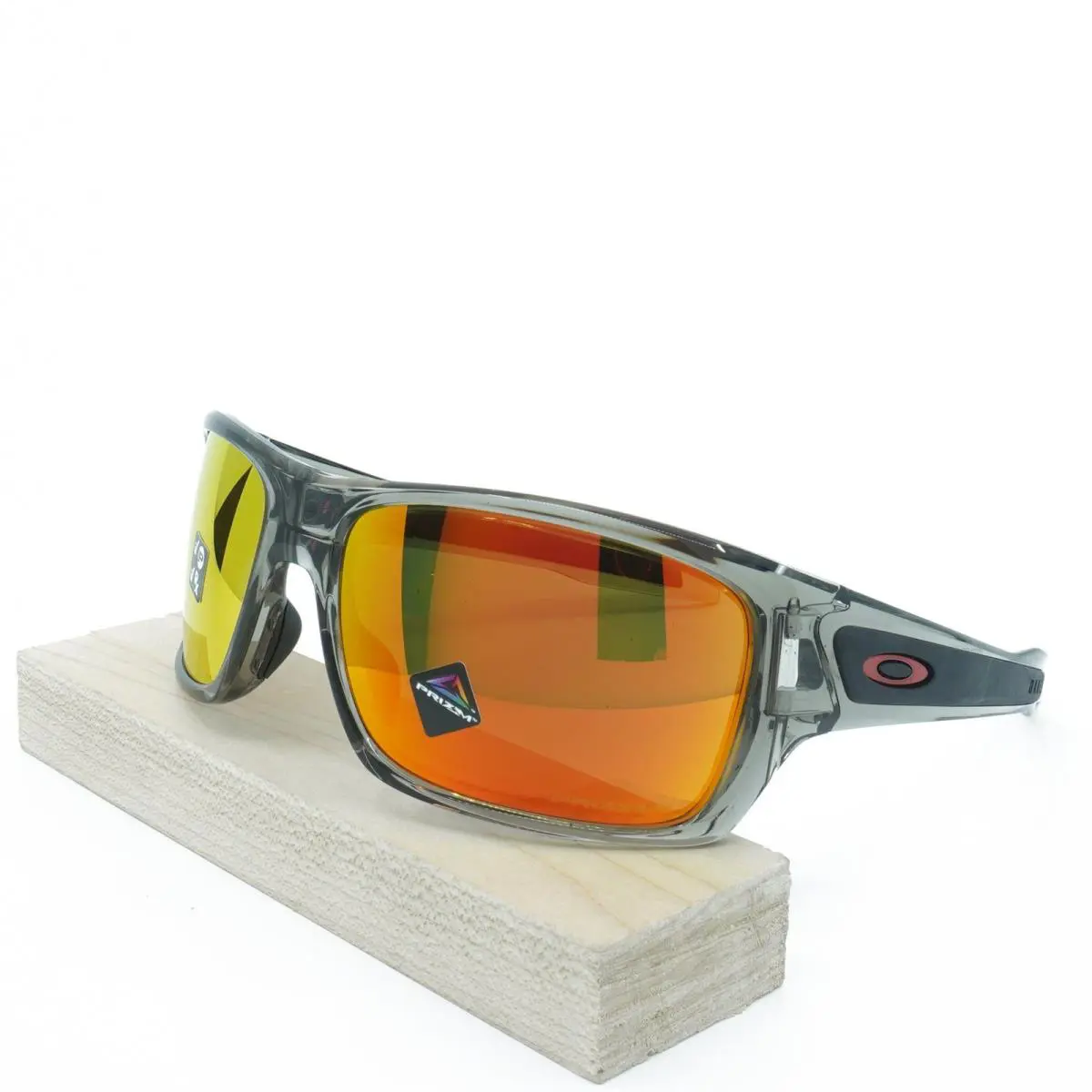 OO9263-57 Mens Oakley Turbine Polarized Sunglasses - Grey Ink/prizm Ruby - Frame: Gray, Lens: Red