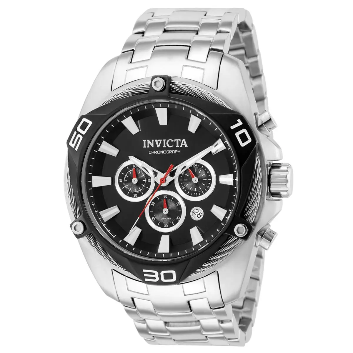 Invicta Bolt Men`s Watch - 50mm Steel