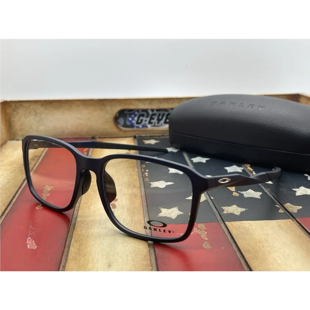 Ingress Eyeglasses OX8145D-0456 Satin Universe Blue 56mm Option To Add RX by Oakley