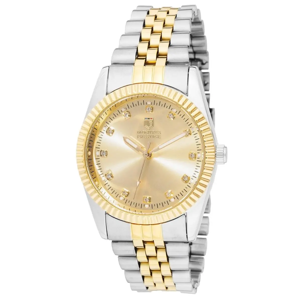 Montres Prestige  Men’s Gold Stainless Steel 38mm Watch by Invicta