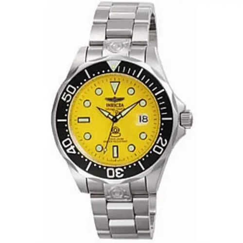 Pro-diver Grand Diver Automatic Yellow Dial Men`s Watch 3048 by Invicta
