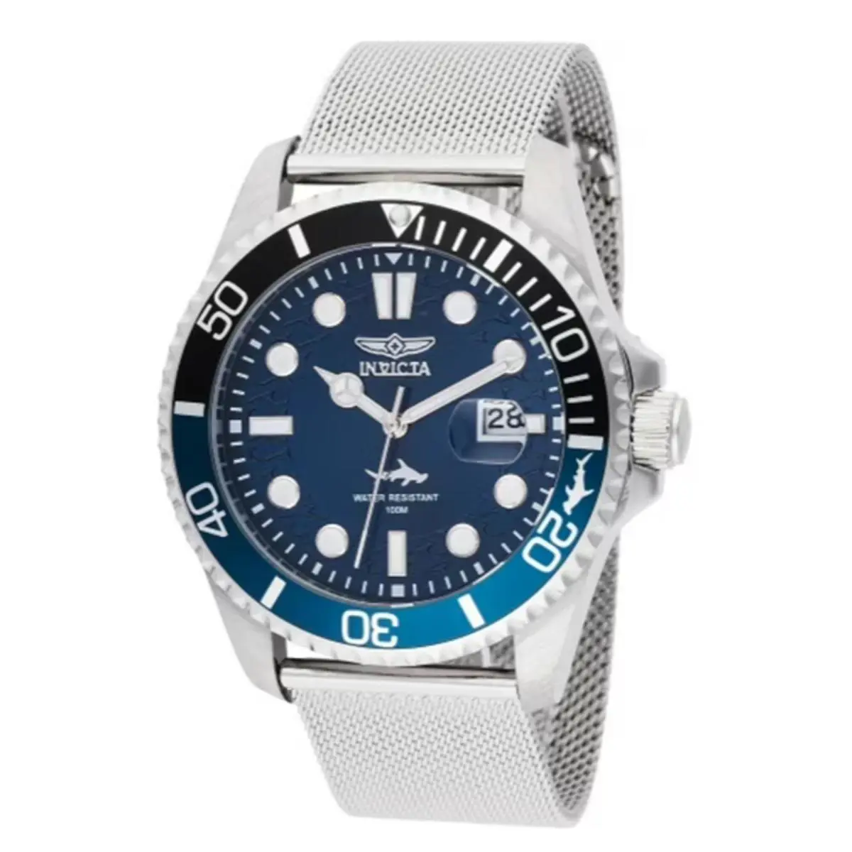 Invicta Men`s Stainless Steel Mesh Band Watch