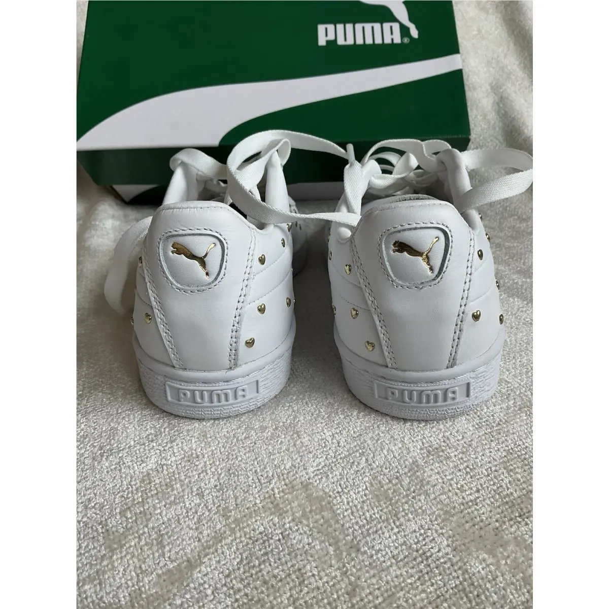 Puma shoes - PUMA Basket - Basket - HEARTS - White 1