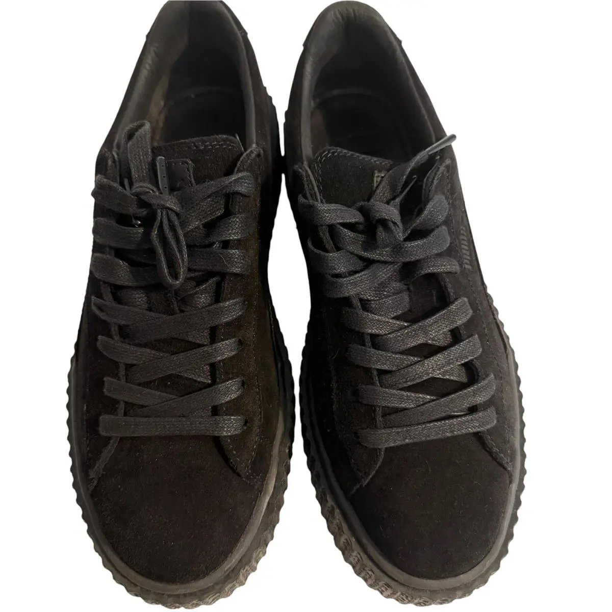 Puma shoes - PUMA Suede Creepers Satin Rihanna - 362268 01 - Black 9