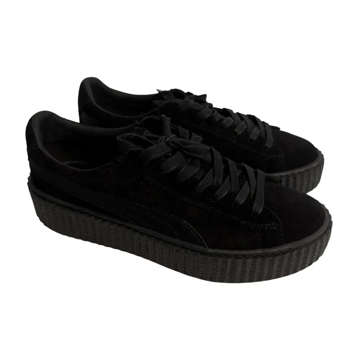 Puma shoes - PUMA Suede Creepers Satin Rihanna - 362268 01 - Black 6
