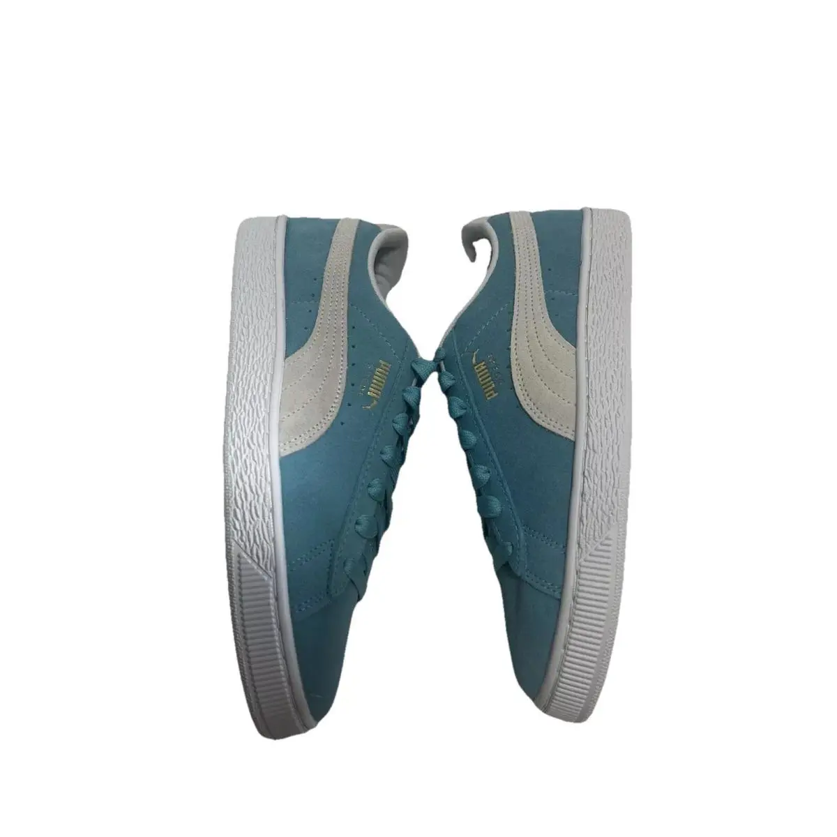 Puma shoes - PUMA Suede Classic XXI Maersk - Light Blue & White (UPC: 4065452158910) 2