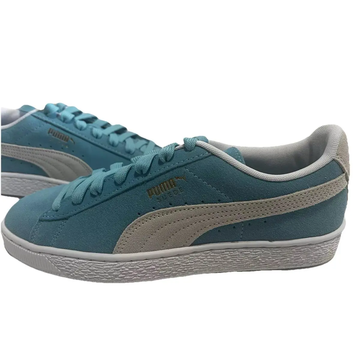 Puma shoes - PUMA Suede Classic XXI Maersk - Light Blue & White (UPC: 4065452158910) 3
