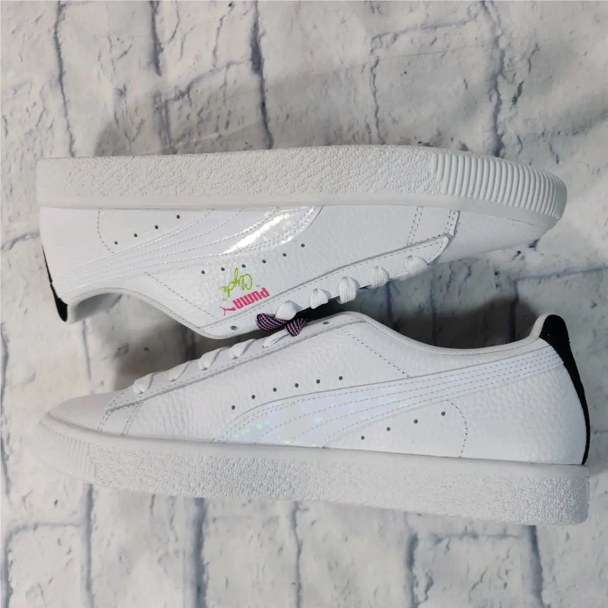 Puma shoes - PUMA Clyde - Clyde - 381965 01 - White 5