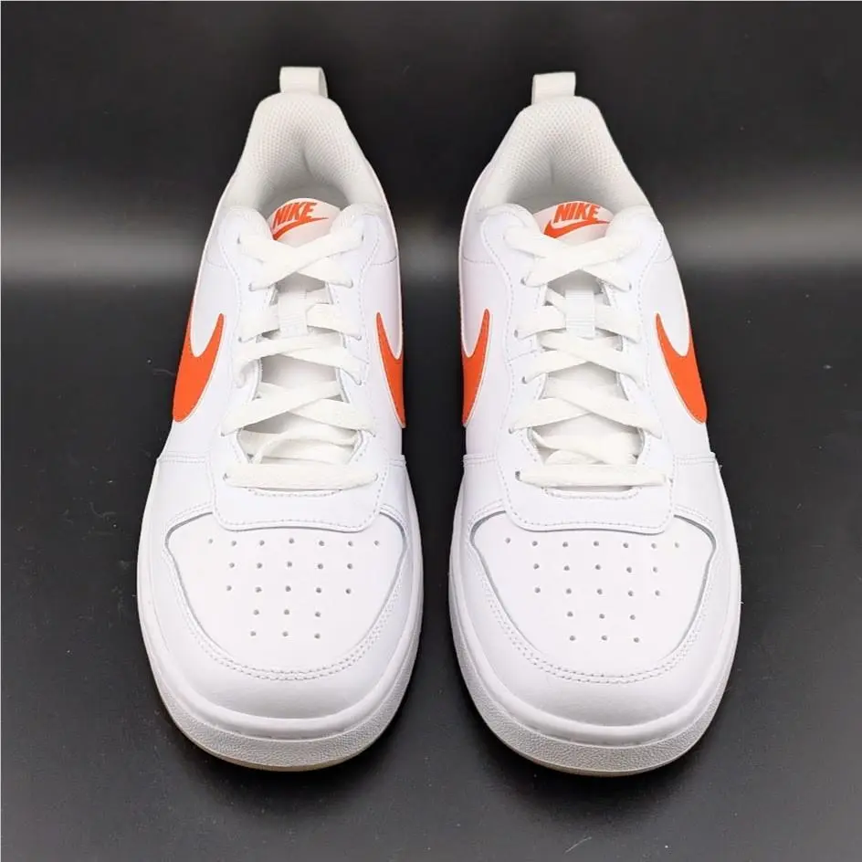 Nike shoes - Nike Court Borough Low 2 - BQ5448-114 - White / Orange 8