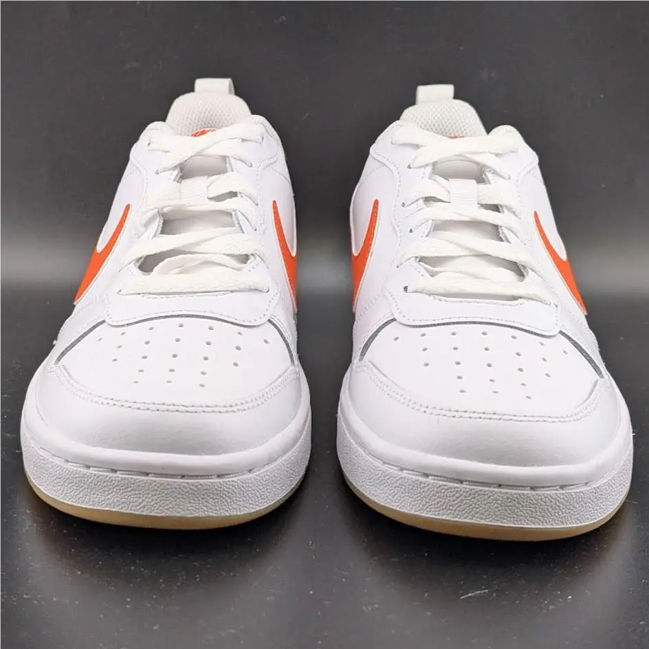 Nike shoes - Nike Court Borough Low 2 - BQ5448-114 - White / Orange 7