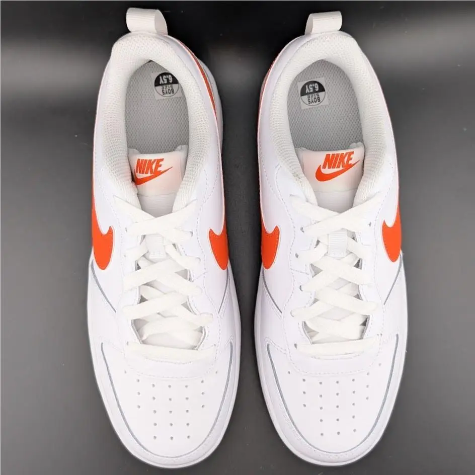 Nike shoes - Nike Court Borough Low 2 - BQ5448-114 - White / Orange 20