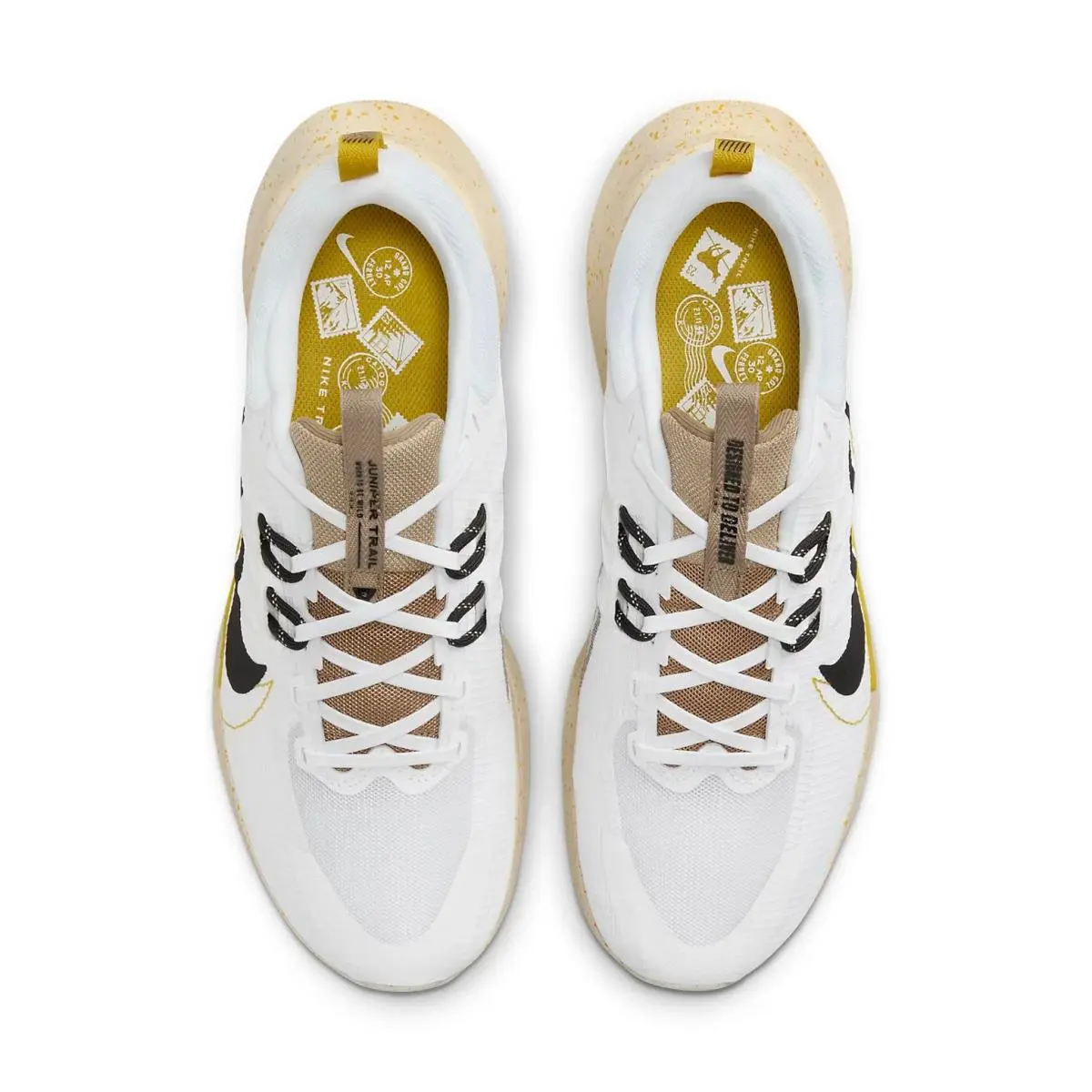 Nike shoes - Nike Juniper Trail 2 - Juniper Trail - DM0822-101 - White/Black/Vivid Sulfur-Khaki 1