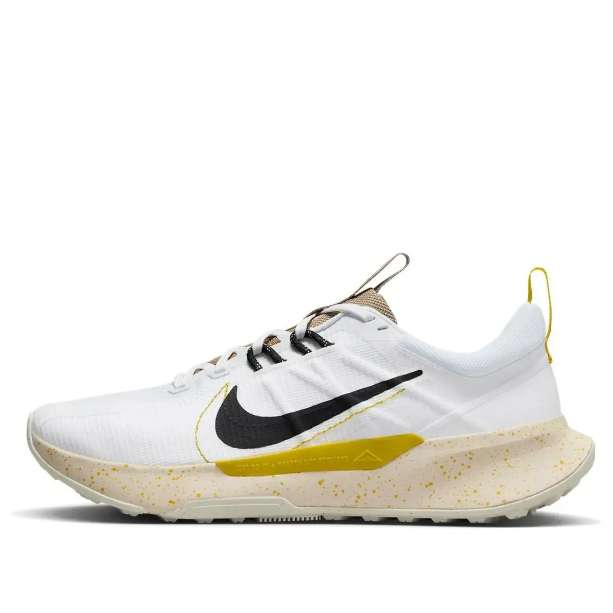 Nike shoes - Nike Juniper Trail 2 - Juniper Trail - DM0822-101 - White/Black/Vivid Sulfur-Khaki 5
