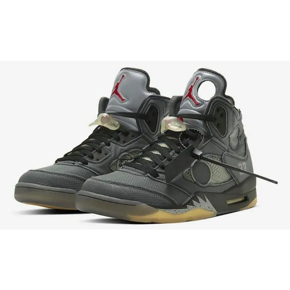 Nike shoes - Jordan 5 - CT8480 001 - Black/Fire Red/Muslin 2