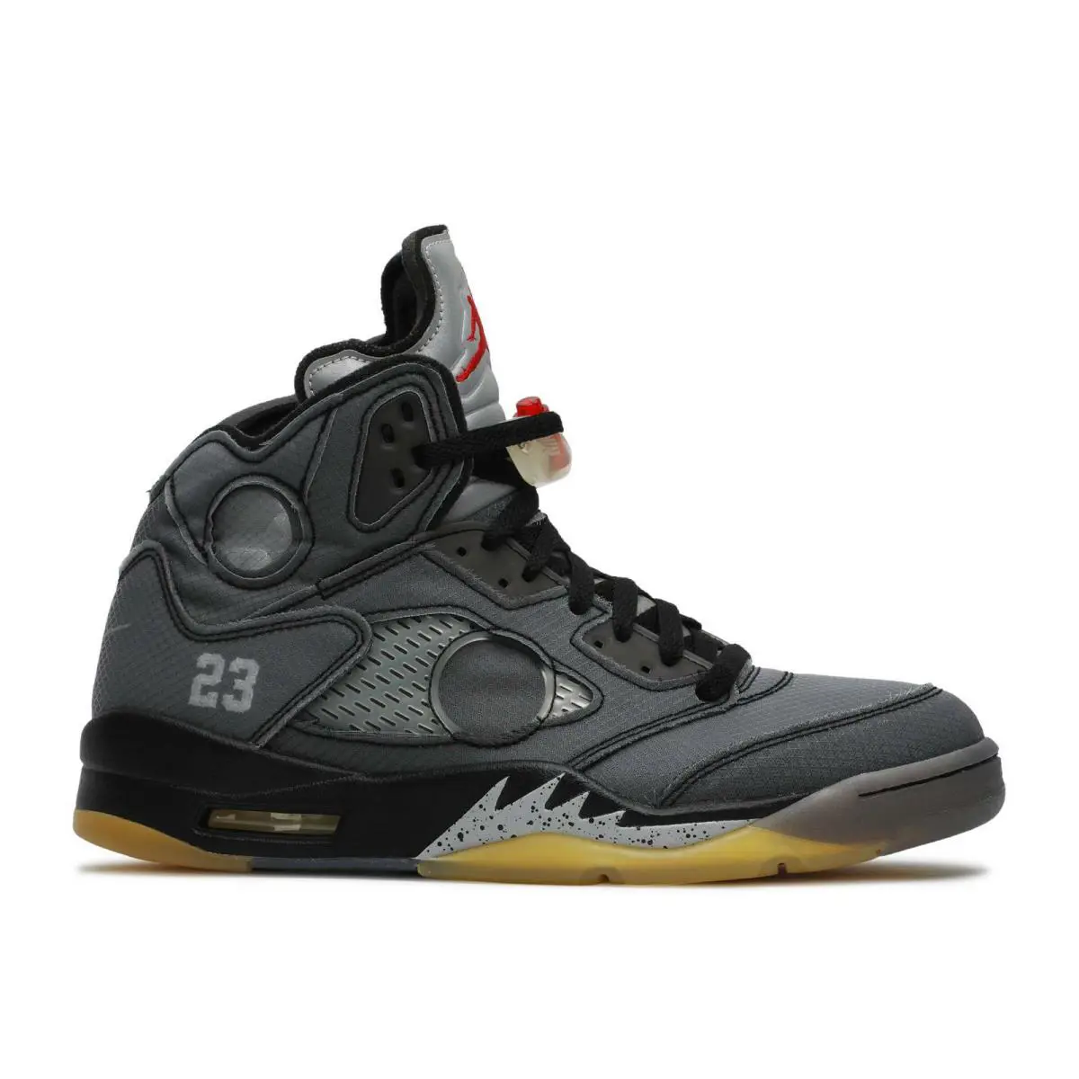 Nike shoes - Jordan 5 - CT8480 001 - Black/Fire Red/Muslin 1