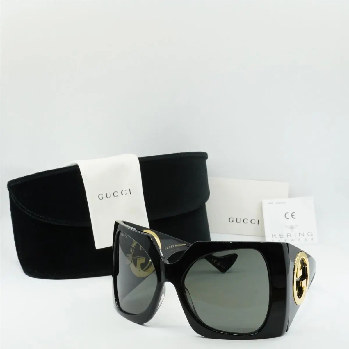 GG1255S 001 Black/smoke 64-20-125 Sunglasses by Gucci