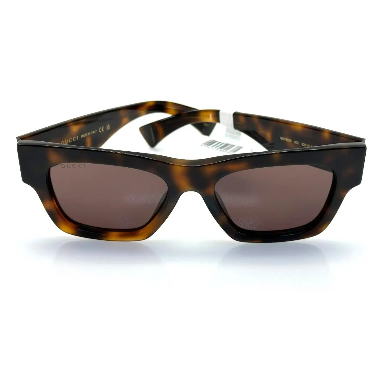 Gucci GG1835S 002 Square Havana Sunglasses 10/6