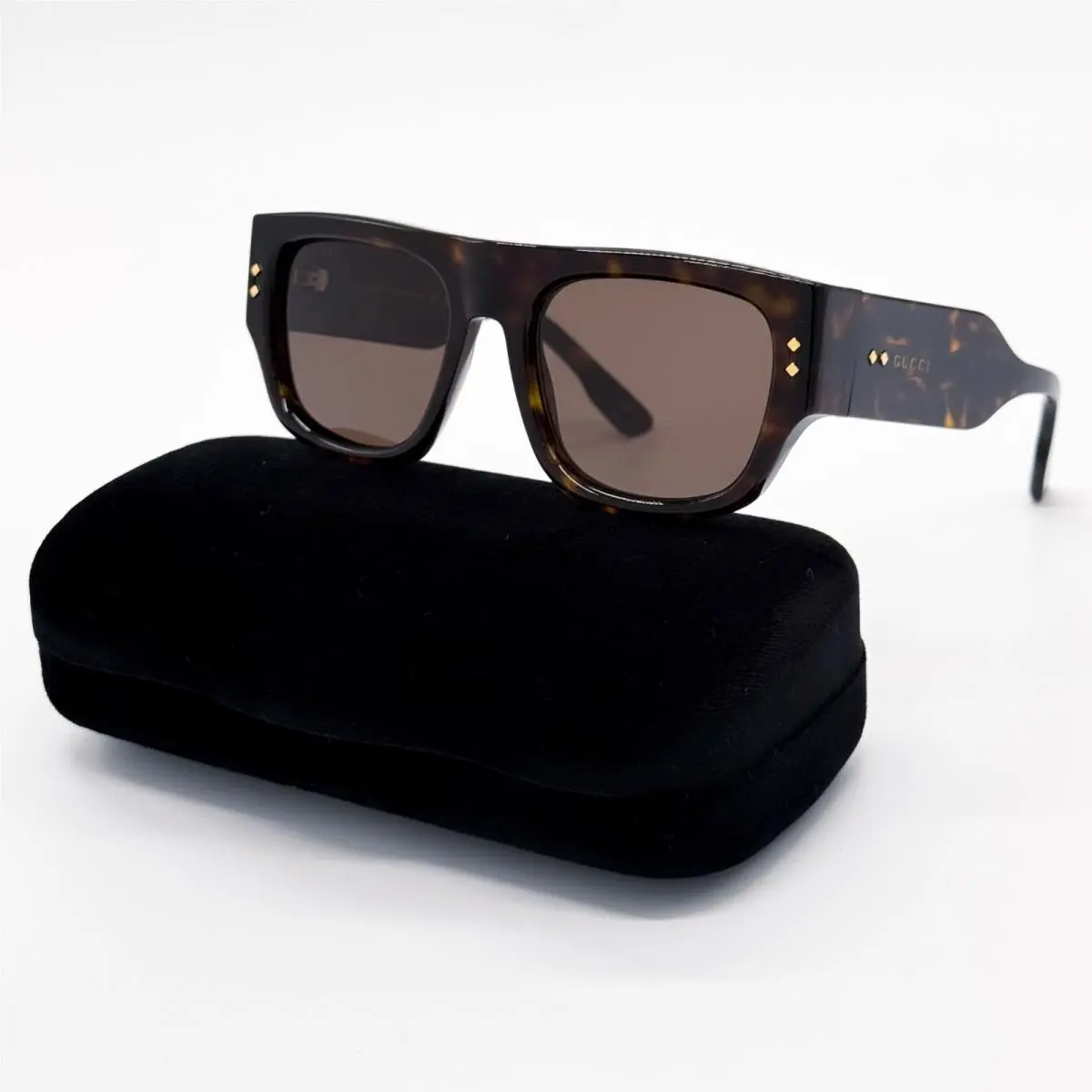 Gucci GG1262S 002 Sunglasses Unisex Havana Eyewear