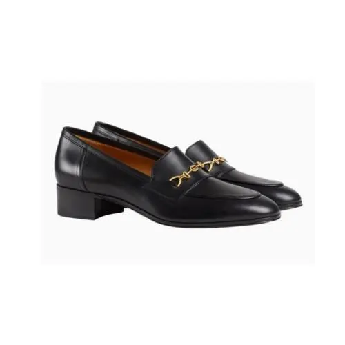 Interlocking G Horsebit Loafer Black Women`s Shoe EU 39 yap2625 by Gucci