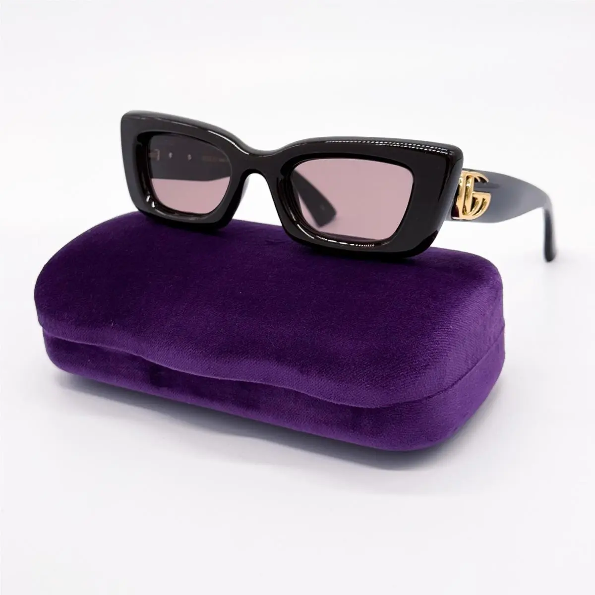 Gucci GG1827S 004 Shiny Brown/violet Women Sunglasses Gucci
