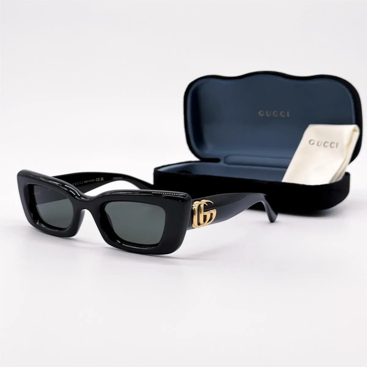 Gucci GG1827S 001 Shiny Black Women Sunglasses Gucci GG1827S