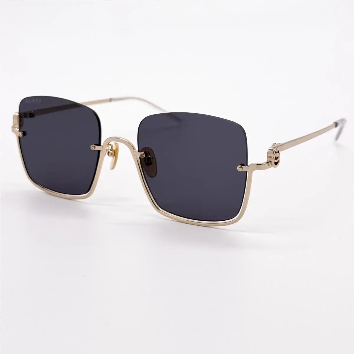 Gucci GG1279S 001 Gold/grey Women Sunglasses Gucci