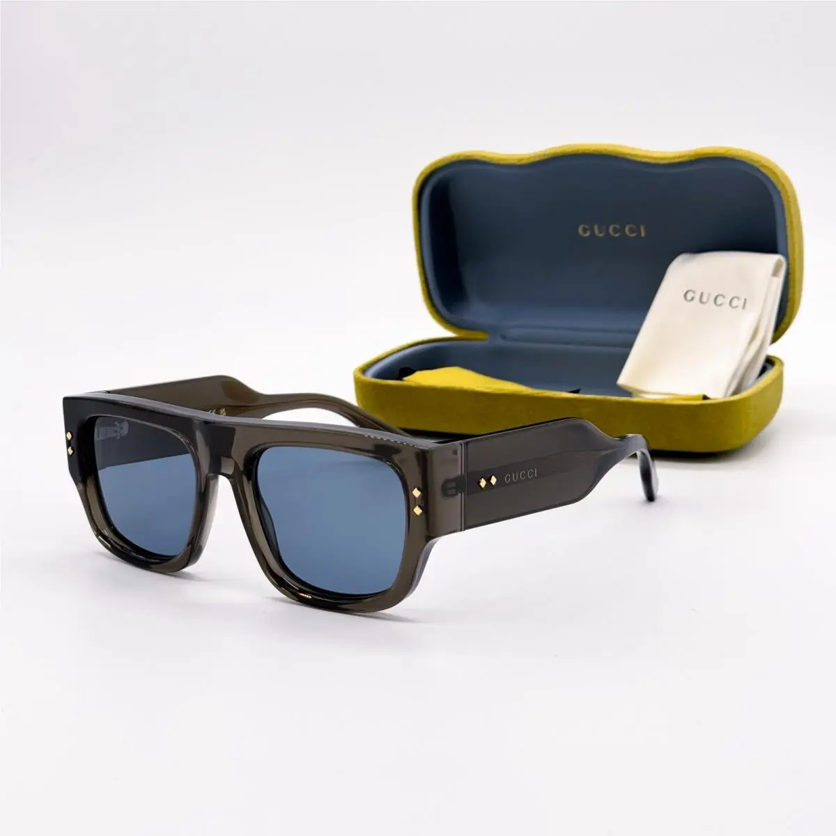 GG1262S 003 Gucci Unisex Shield Sunglasses