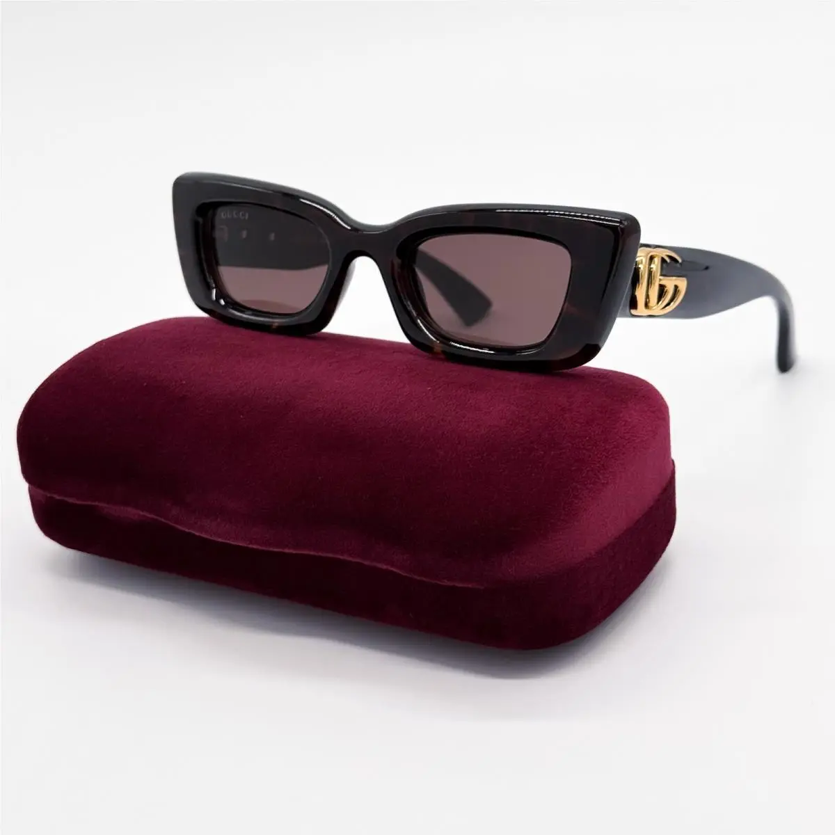 Gucci GG1827S 002 Women Dark Havana Sunglasses Gucci