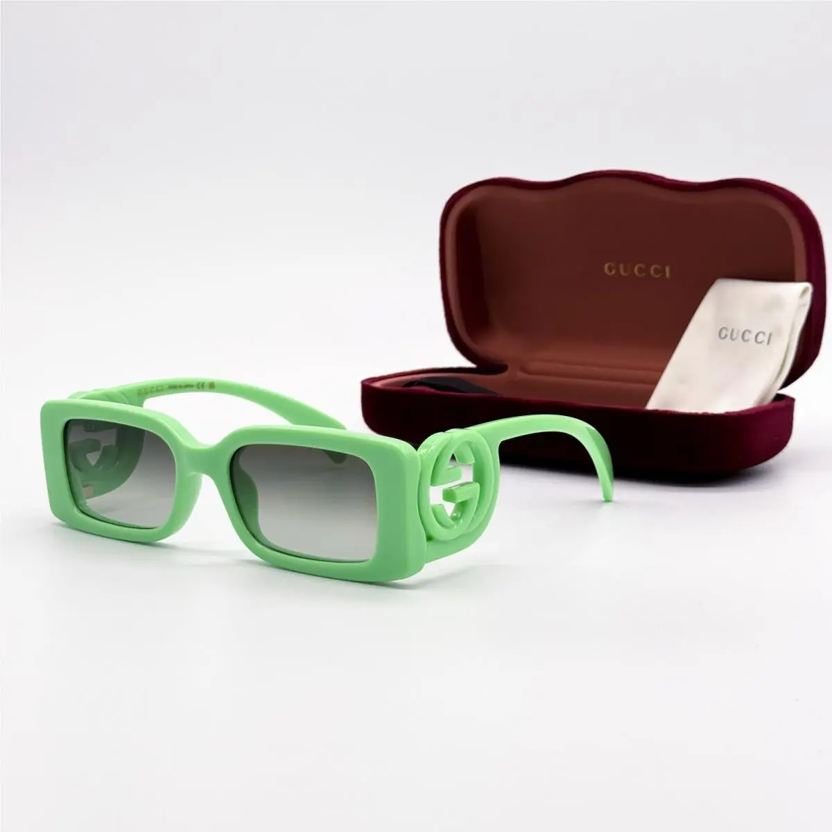 Gucci GG1325S 004 Women Green Sunglasses Gucci