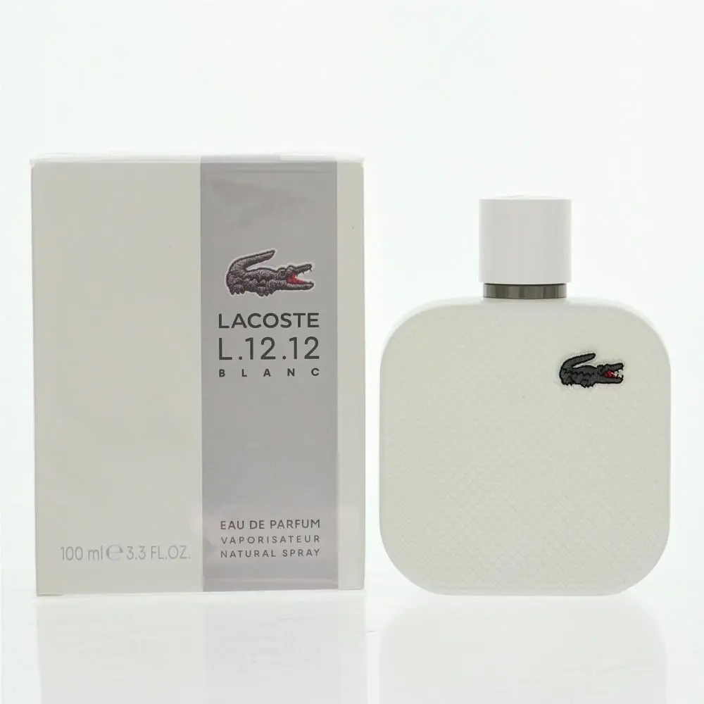 L.12.12 Blanc  Box For Men 3.3 Oz Eau De Parfum Spray by Lacoste