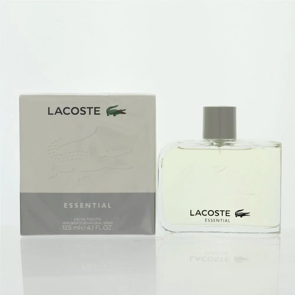 Lacoste Essential by Lacoste Box For Men 4.1 Oz Eau De Toilette Spray