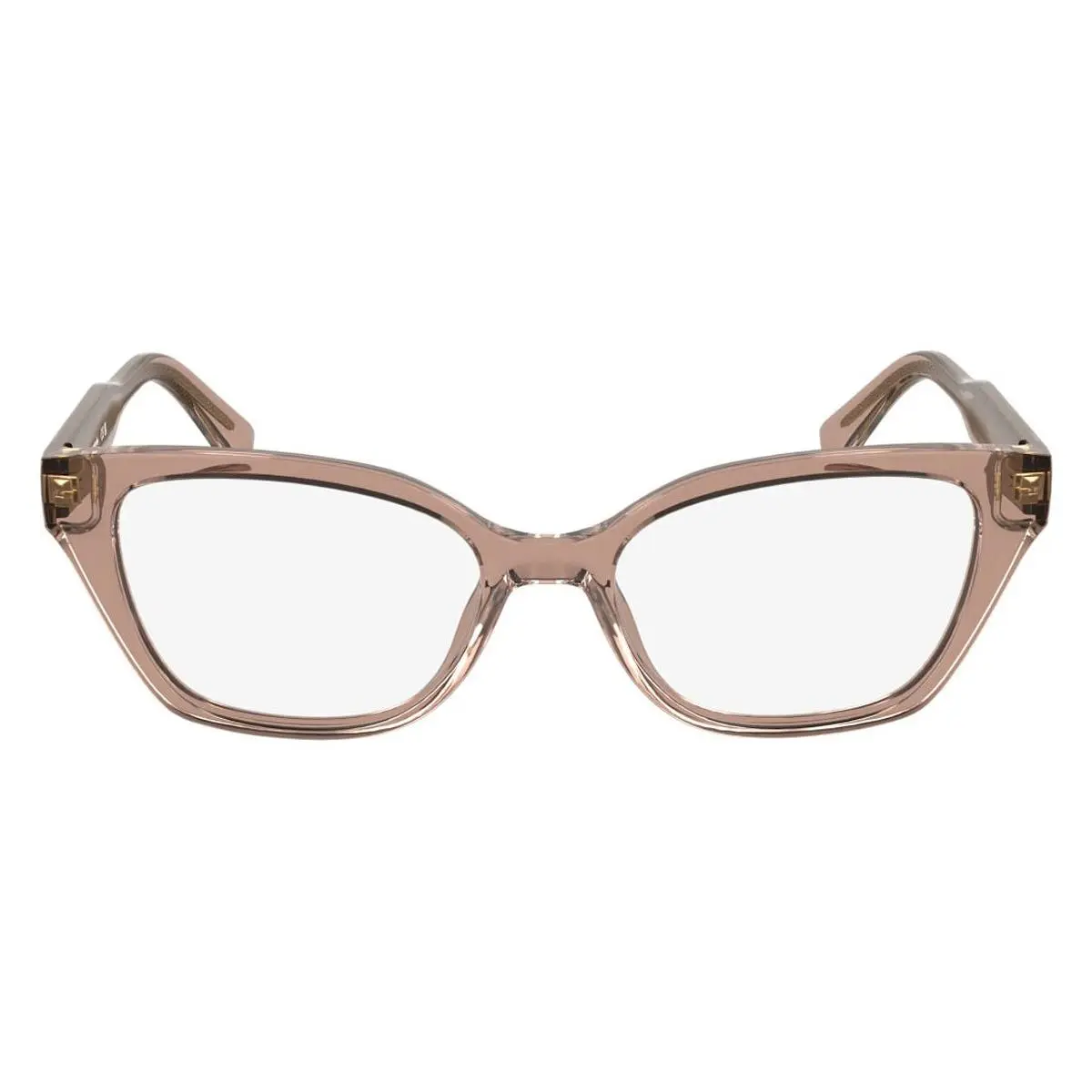 Lacoste L2983 Eyeglasses Female Transparent Blush 53mm
