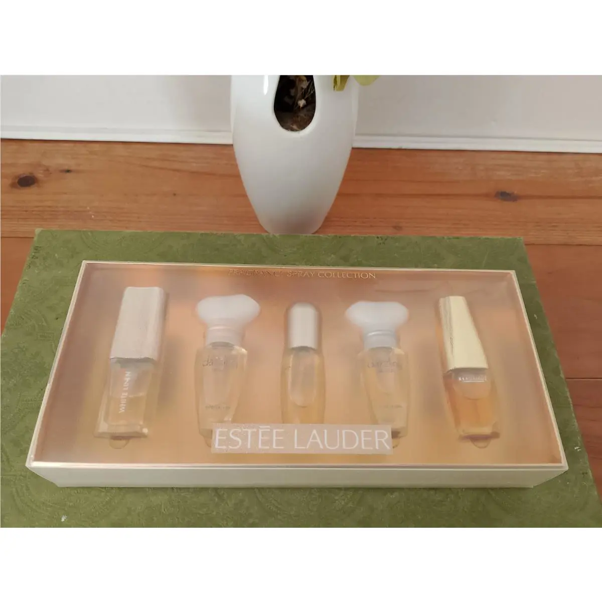Vintage Estee Lauder 5 PC Miniature Perfume Gift Set . Rare