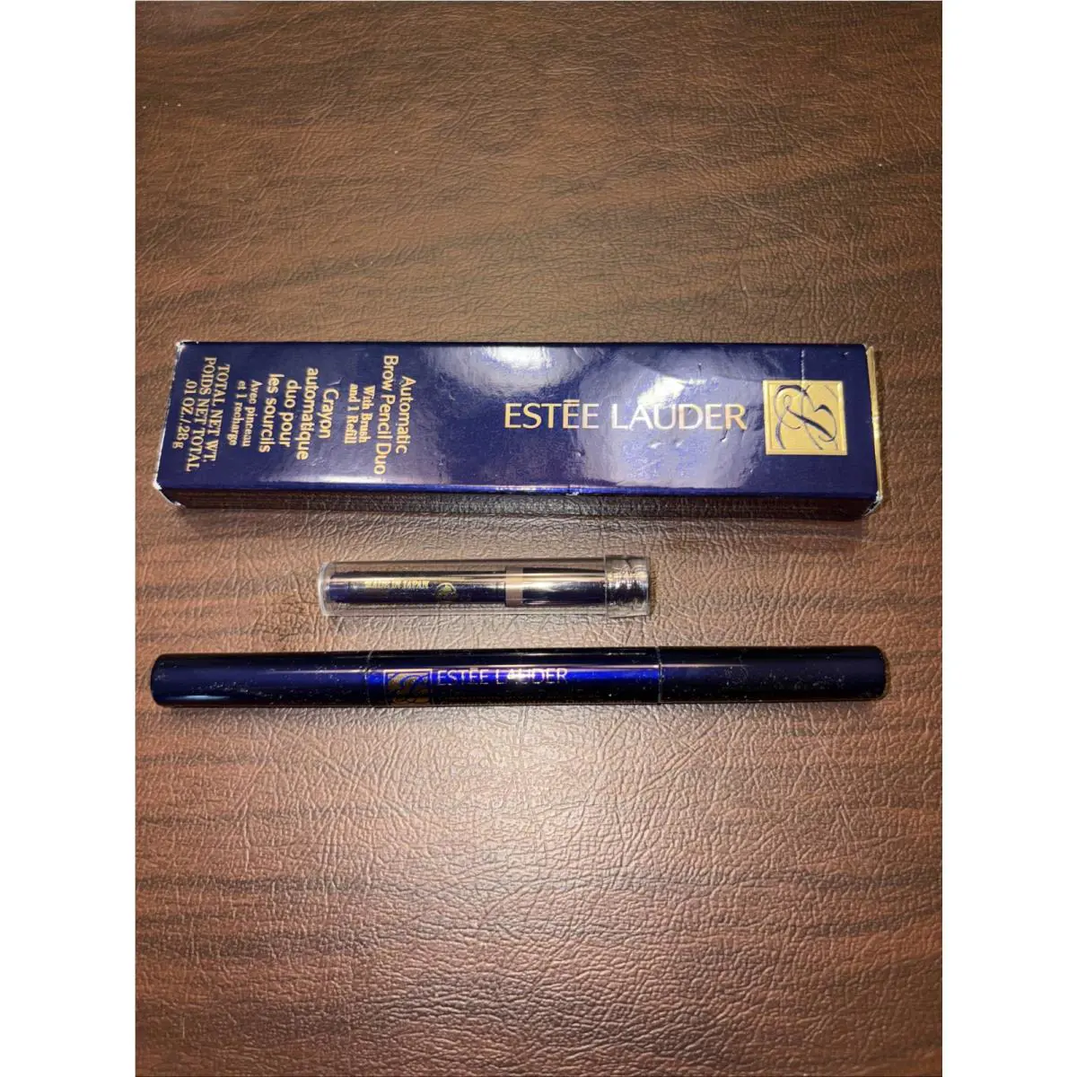 Estee Lauder Automatic Brow Pencil Duo with 1 Refill 01 Soft Auburn
