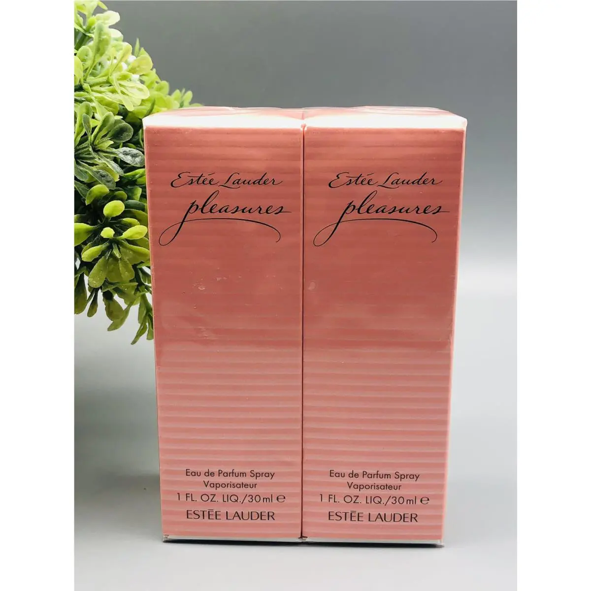 Estee Lauder Pleasures Duo For Women Eau De Parfum Spray 1.0 oz