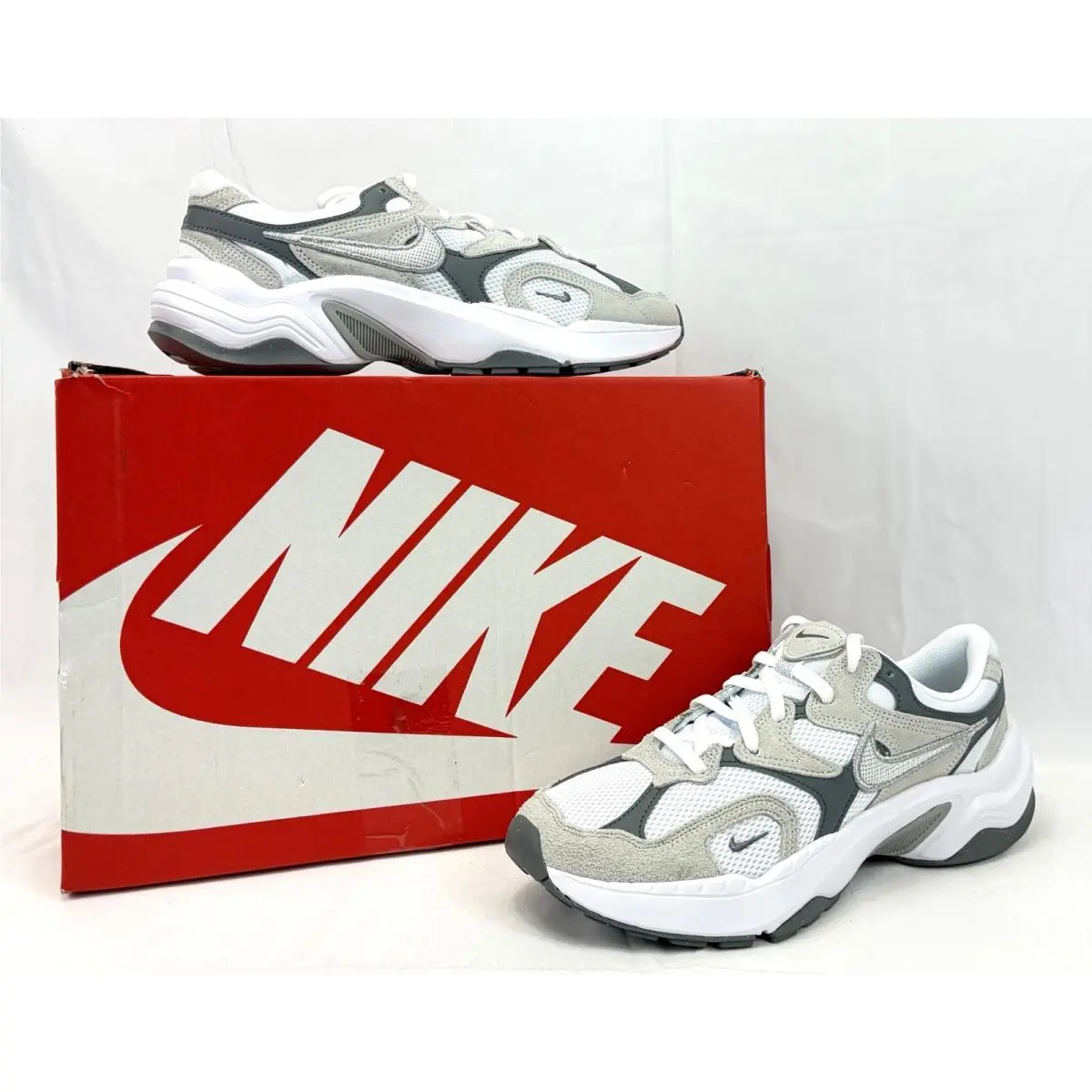 AL8 Sneakers/shoes FJ3794-101 White Metallic Silver Sz US Women`s 9.5 by Nike