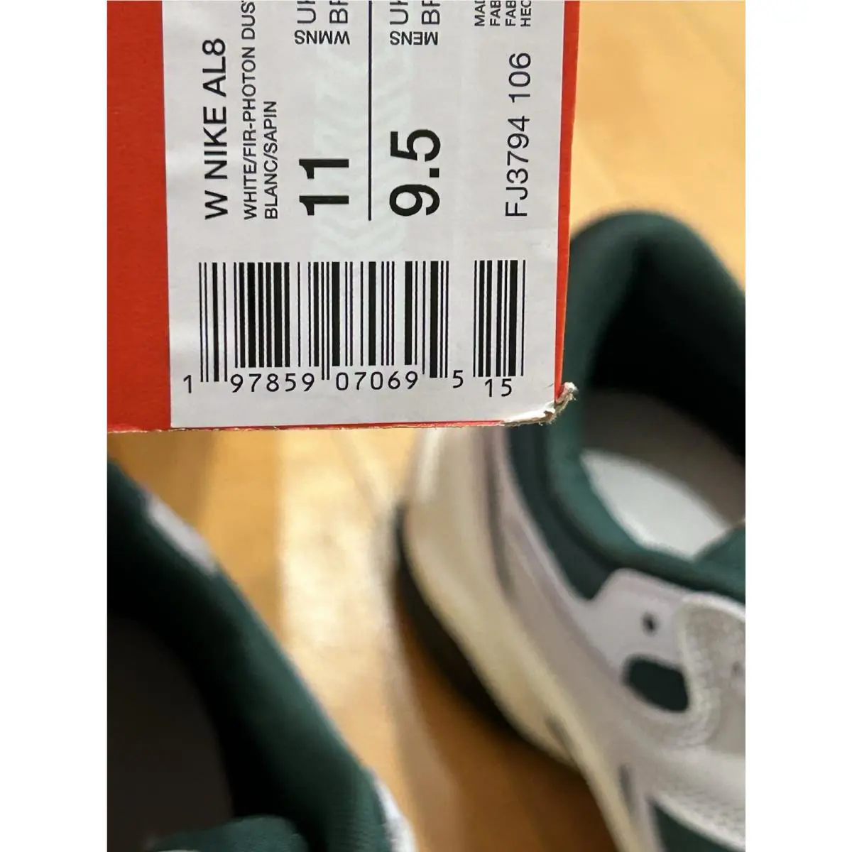 Nike shoes - Nike AL8 - FJ3794-101 - Green (UPC: 197859070695) 3
