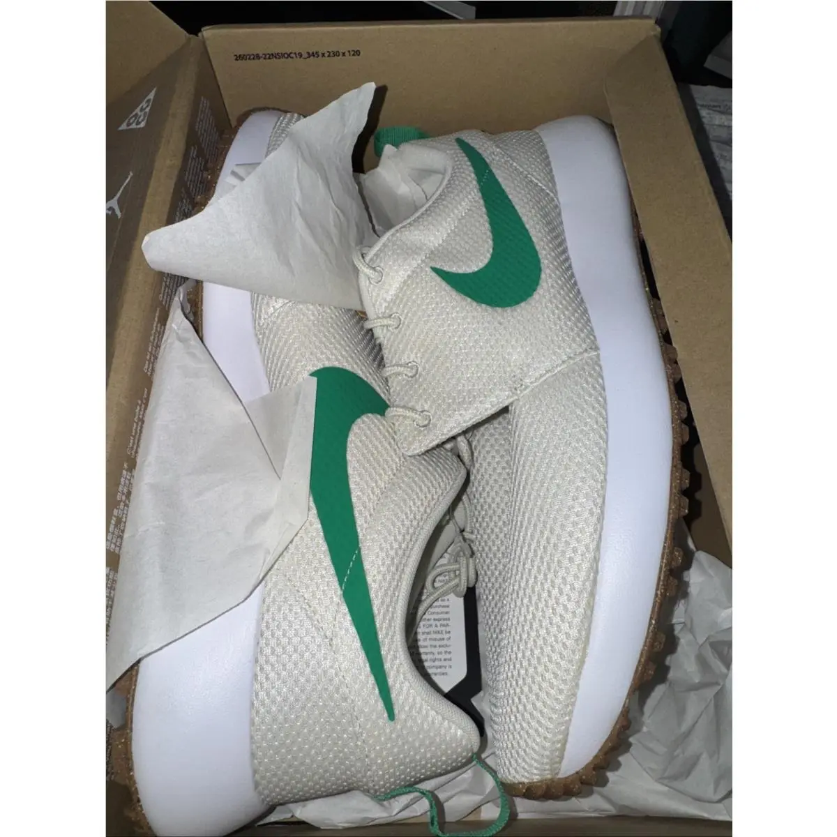 Size 13 Nike Roshe Golf Next Nature `sea Glass Stadium Green` Dv1202-003