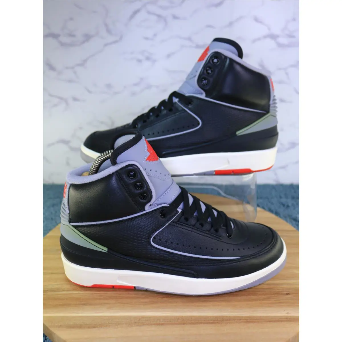 Nike shoes - Air Jordan 2 - Air - DR8884-001 - Black (UPC: 00196608227335) 7