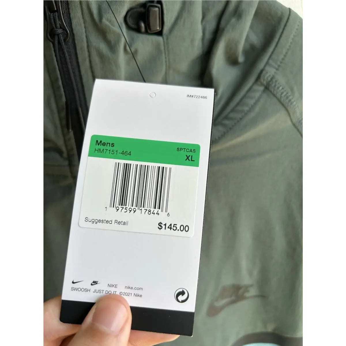 Nike clothing - Nike Tech - Tech - Hm7151-464 - Blue (UPC: 197599174608) 1