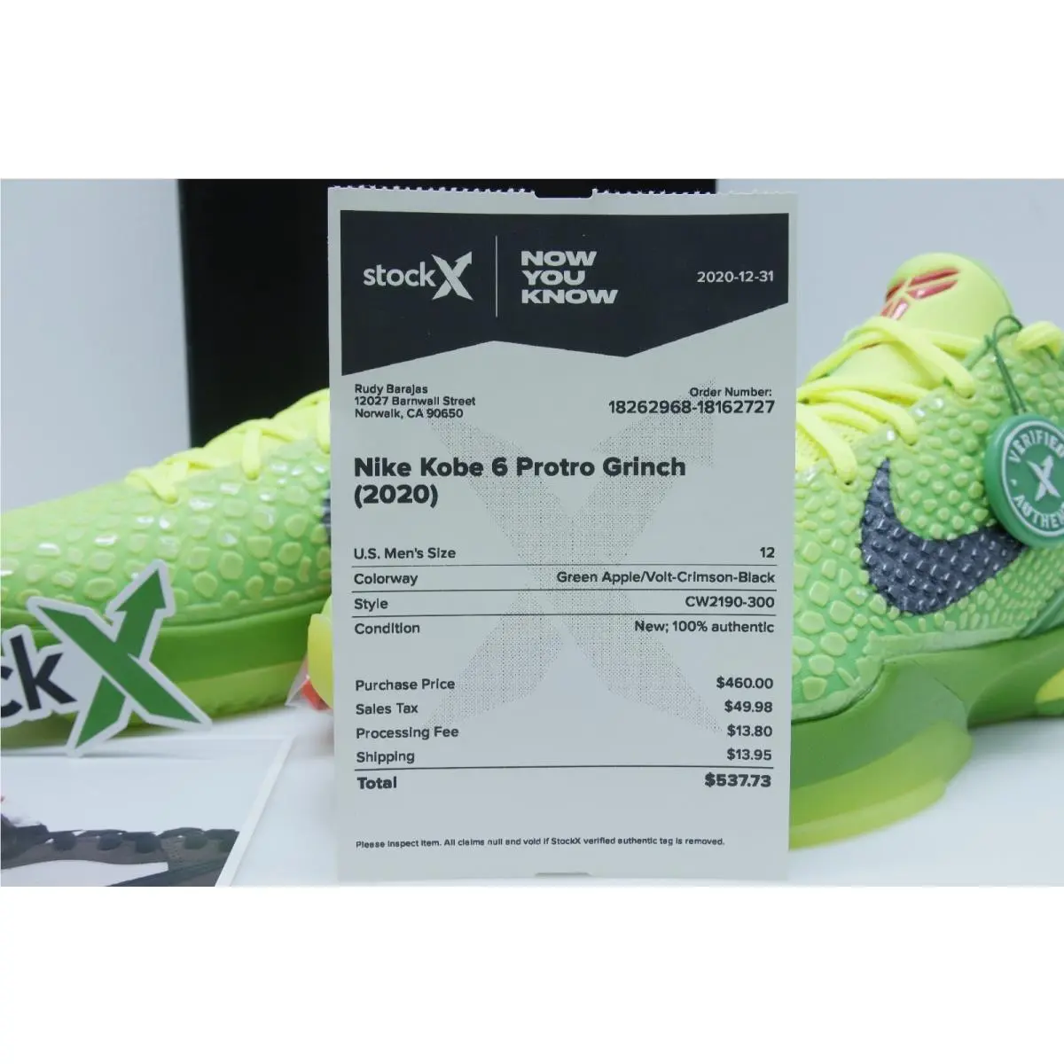 Nike shoes - Nike Zoom Kobe - Zoom Kobe - CW2190-300 - Green (UPC: 0194500874220) 0
