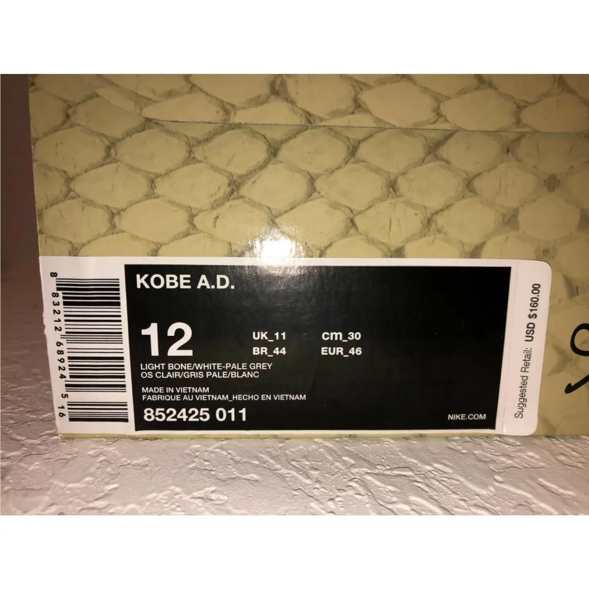 Nike shoes - Nike Kobe A.D. - Kobe - 852425-011 - Grey 8