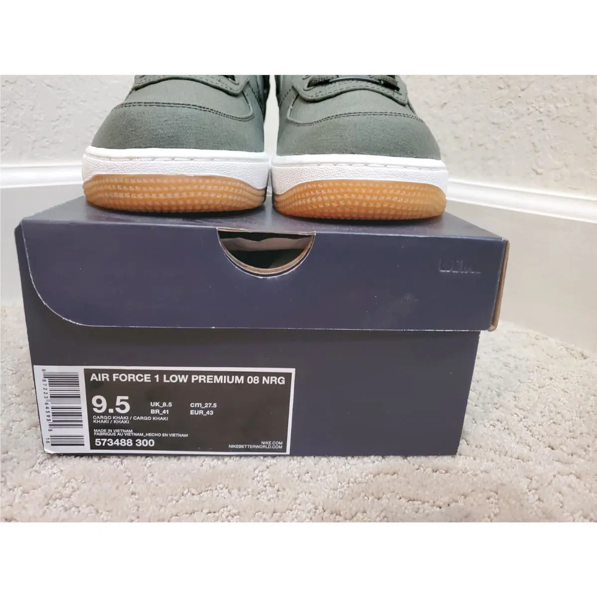 Nike shoes - Nike Air Force 1 - Air Force - 573488-300 - Olive 8