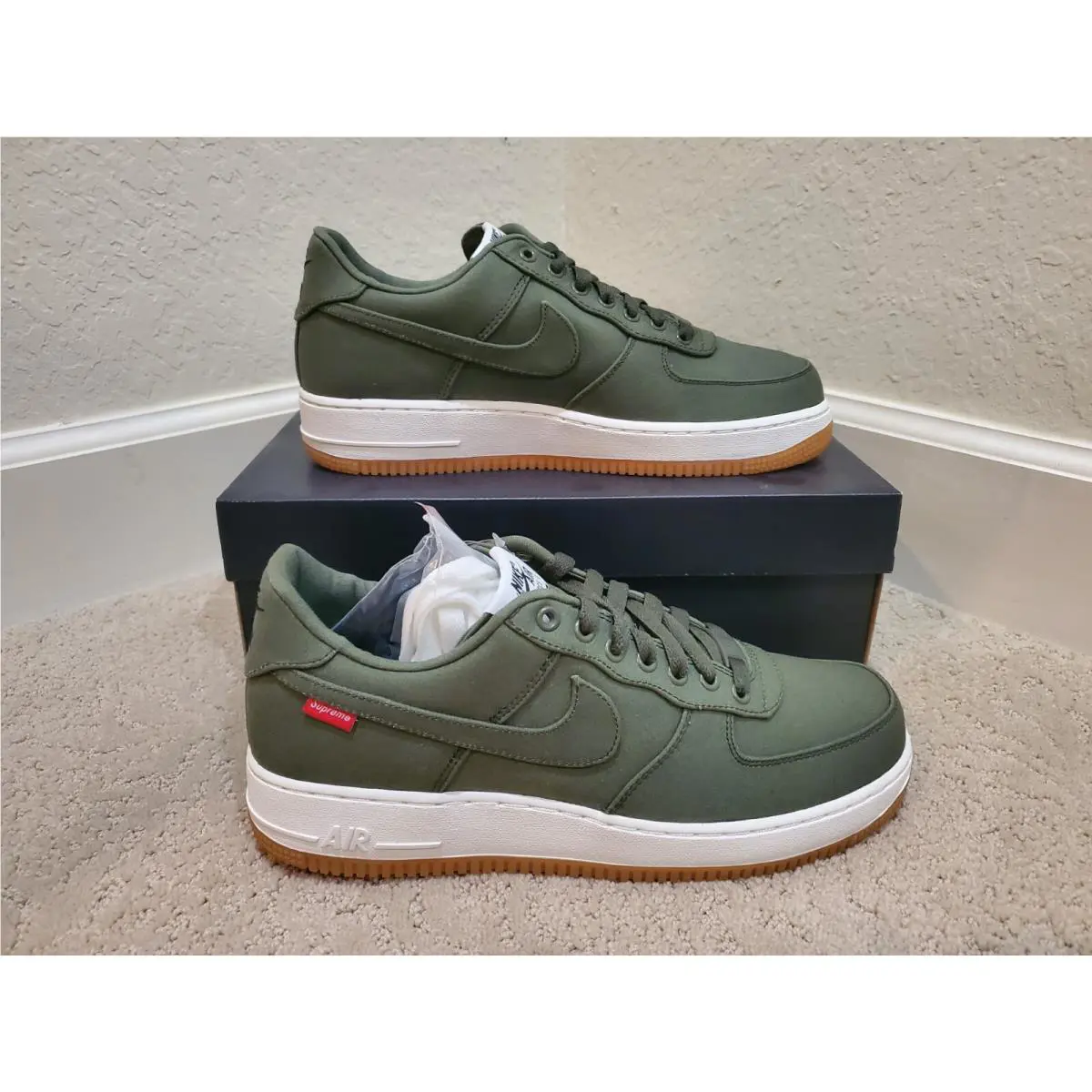 Nike shoes - Nike Air Force 1 - Air Force - 573488-300 - Olive 1